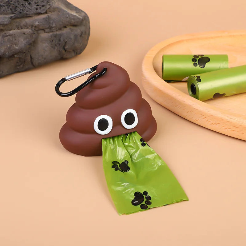 Tragbarer Emoji-Kotbeutel-Spender