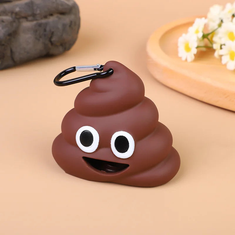 Tragbarer Emoji-Kotbeutel-Spender